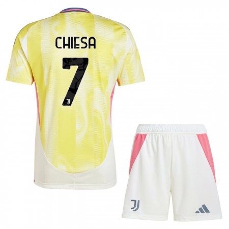 Dječji Nogometni Dres Juventus Chiesa 7 Gostujući 2024-25 Dječji Nogometni Dres Juventus Chiesa 7 Gostujući 2024-25